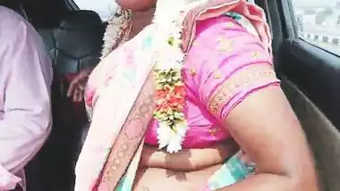Indian sexy saree bhabi car romance Telugu dirty talks.