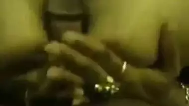 desi wife shows boob pussy taking dick on boob