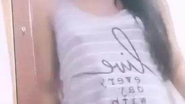 Brother caught sister stripping on cam video