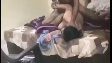 Cuckold husband watches his cheating wife fucking