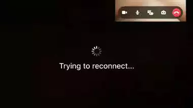 Round face chubby girl nude on video call to boyfriend