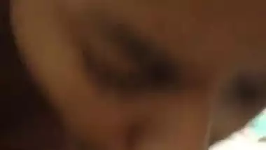 Horny lover records his sexy GF’s blowjob MMS