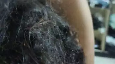 Indian curly hair girl naked blowjob to hairy uncle